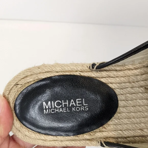 Michael kors leather espidrille sliders - Picture 7 of 16